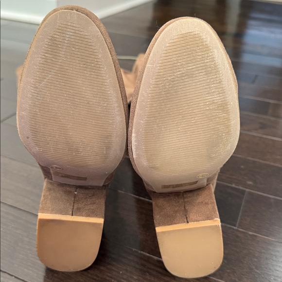 🔵 Fashion Nova Suede Knee-High Boots Size 9 - Picture 2 of 8